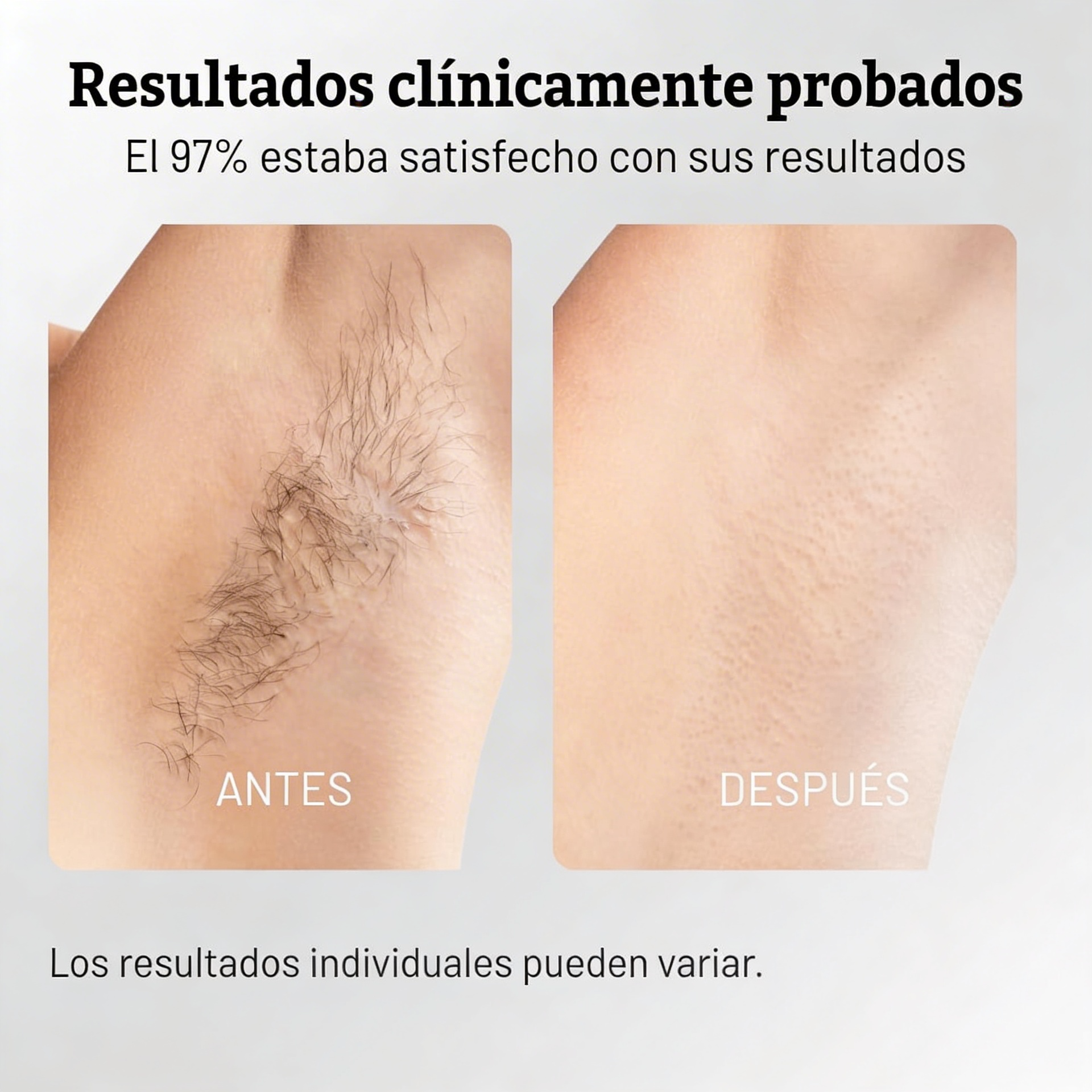 Resultados clínicos antes y después