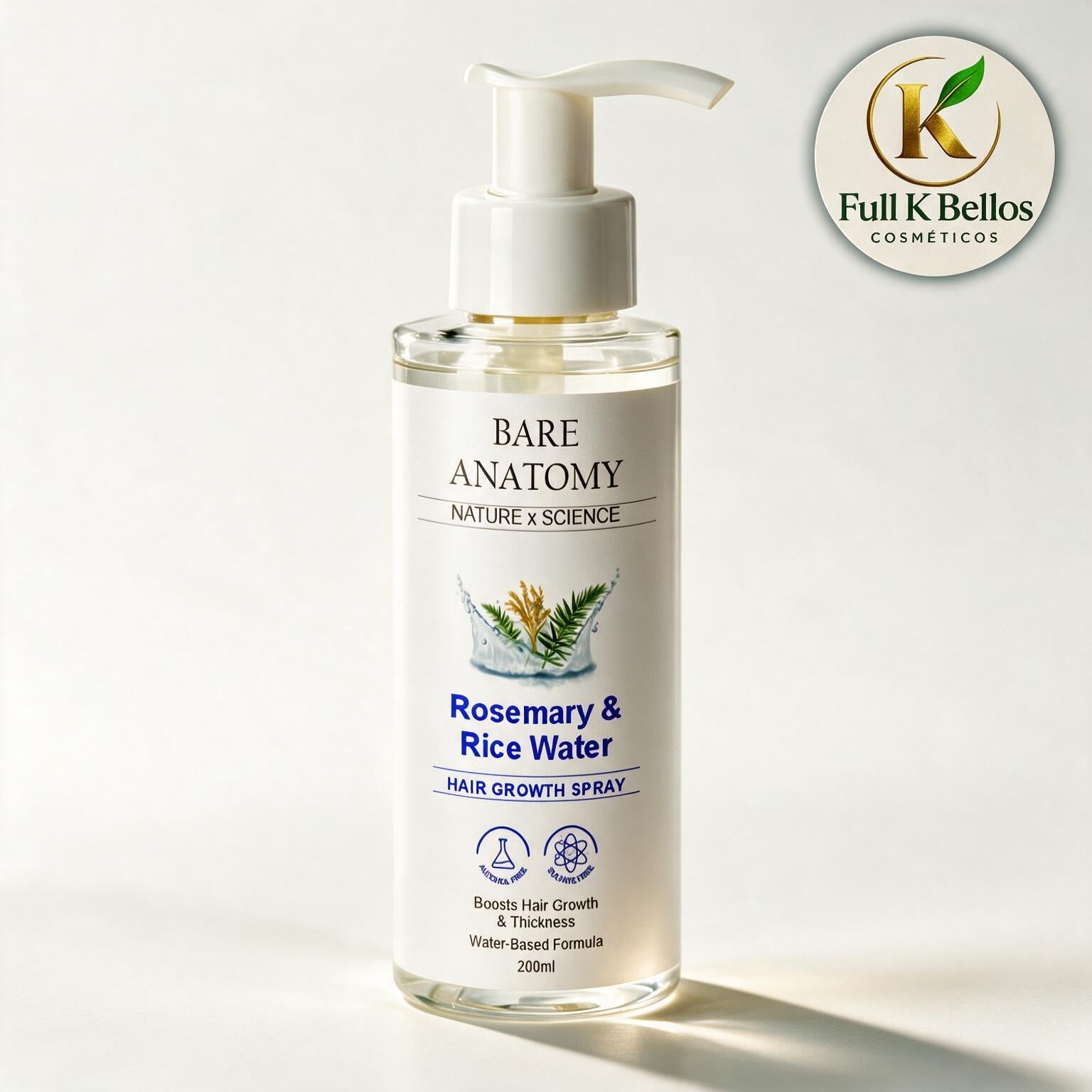 BARE ANATOMY ROSEMARY & RICE WATER 200ML