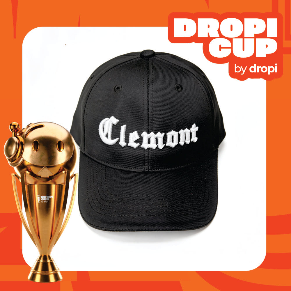 GORRA CLAREMONT UNISEX NEGRA DROPI CUP