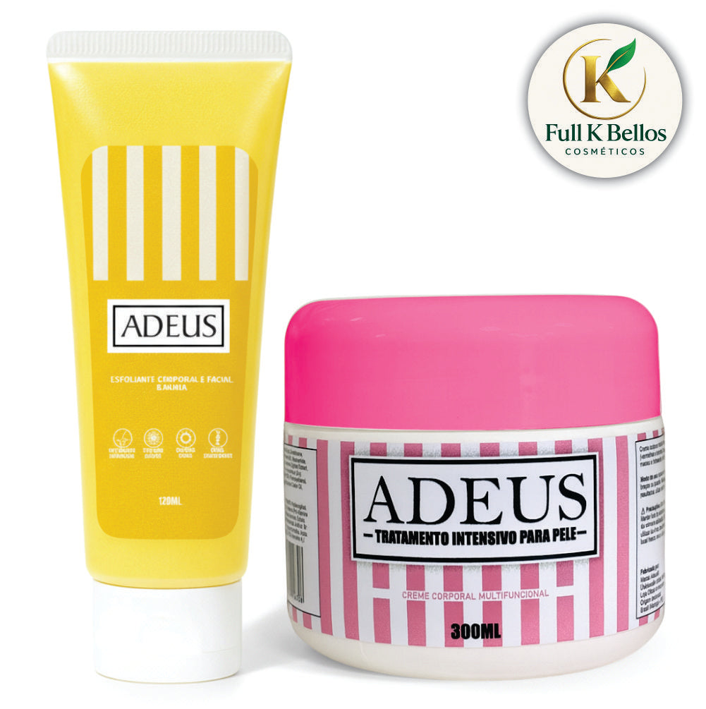 KIT ADEUS 300ML Y EXFOLIANTE BANANA