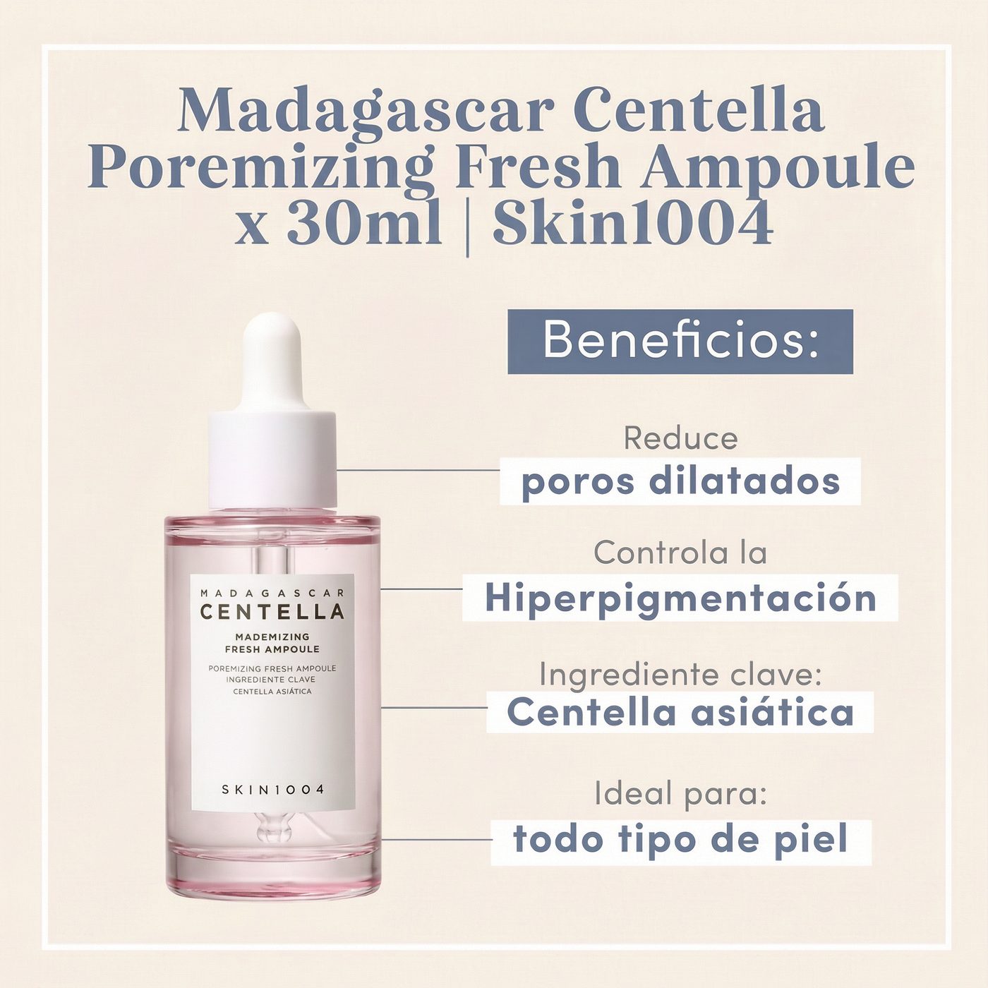 CENTELLA MADAGASCAR POREMIZING 30ML