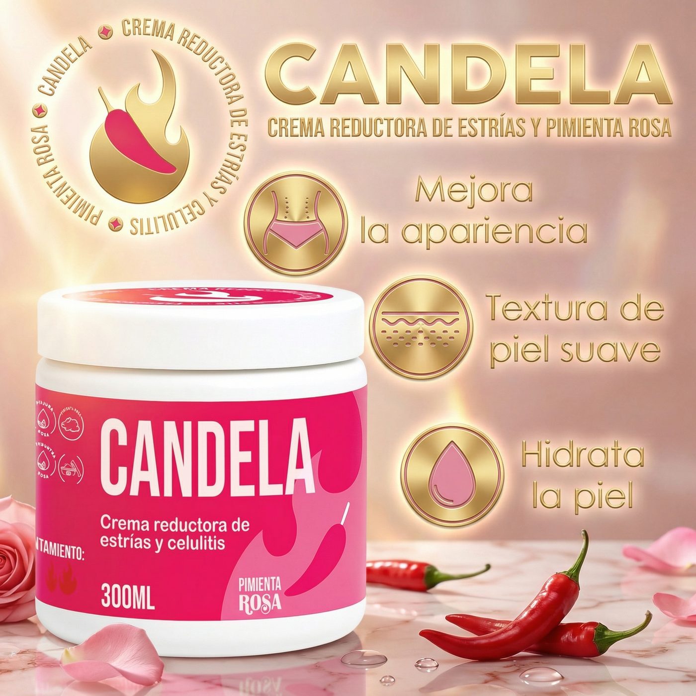 CANDELA CREMA REDUCTORA 300ML