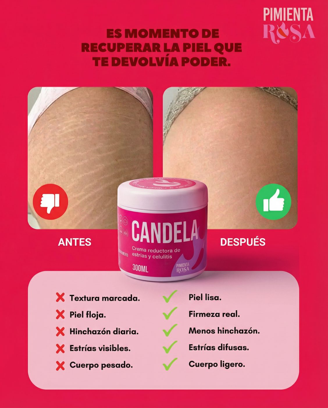 CANDELA CREMA REDUCTORA 300ML