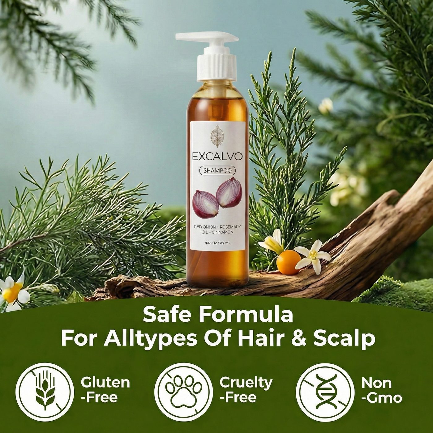 EXCALVO SHAMPOO 250ML