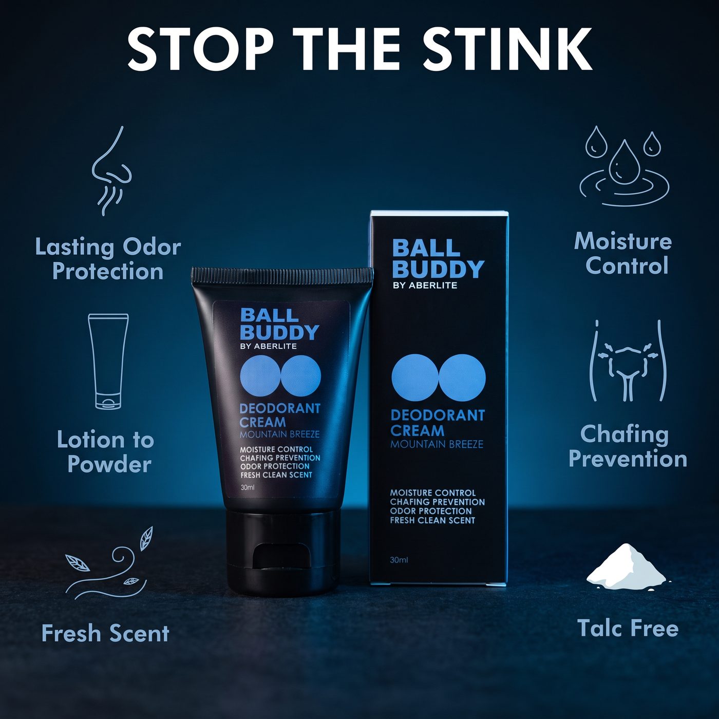 BALL BUDDY CREMA DESODORANTE 30ML