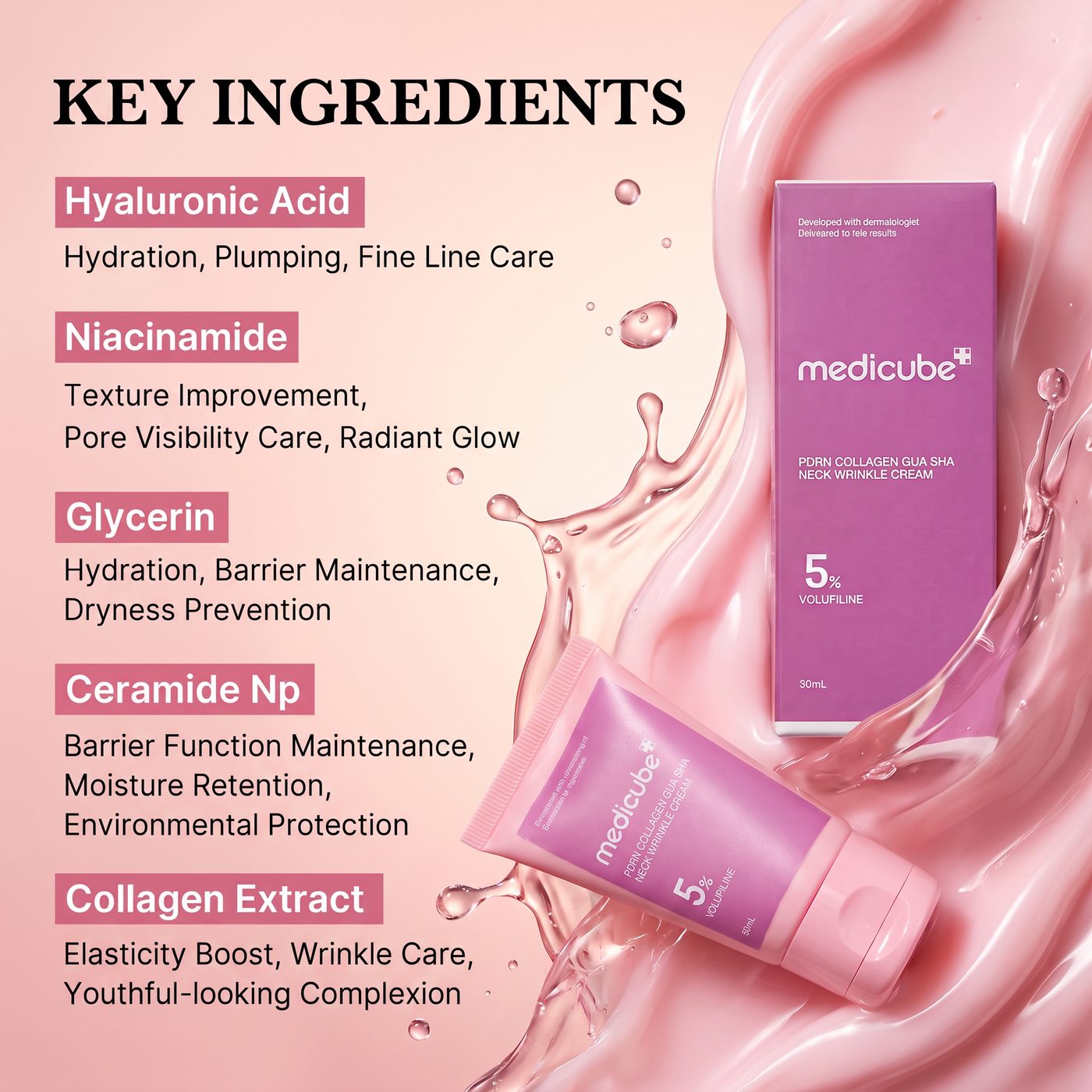 MEDICUBE PDRN COLLAGEN GUASHA CREMA 30ML