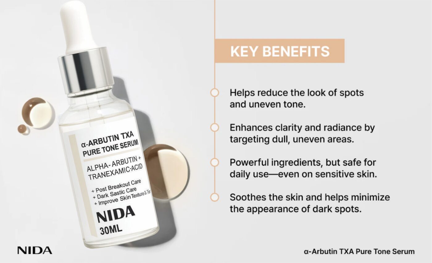 NIDA ALPHA ARBUTIN SERUM 30ML