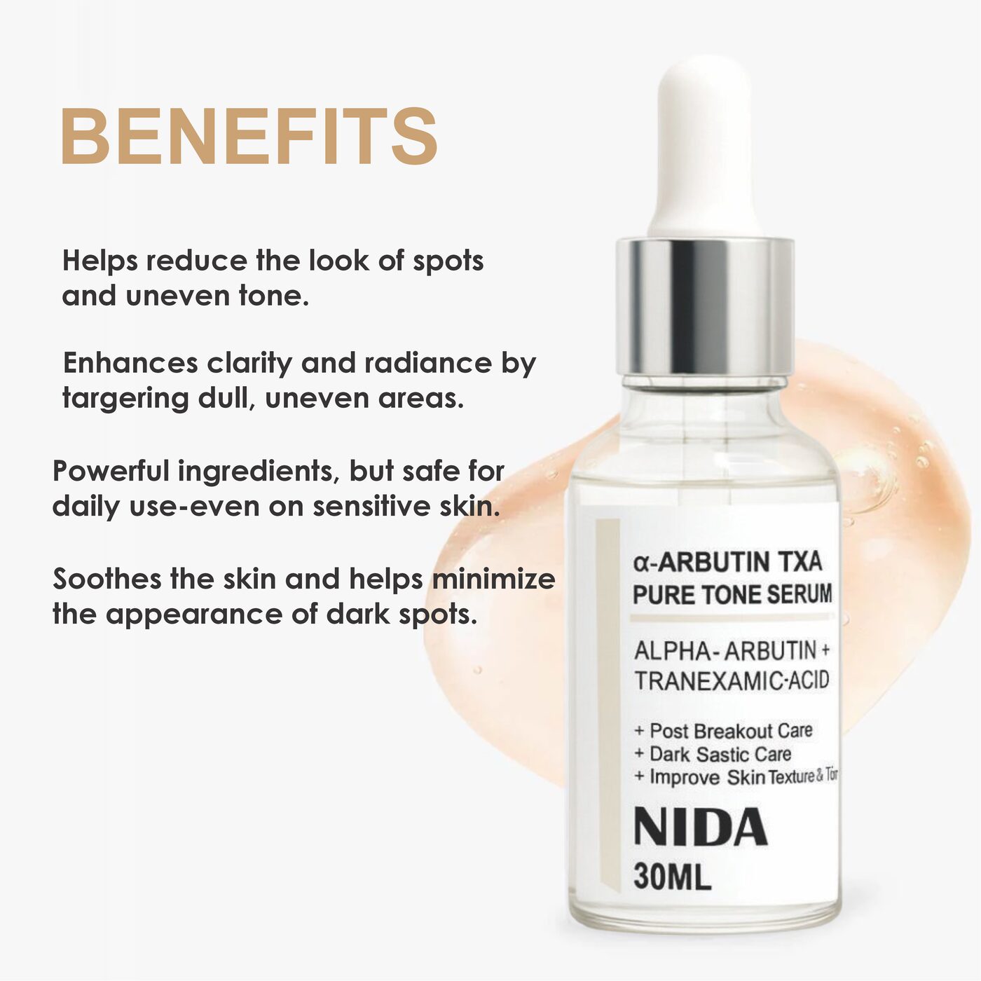 NIDA ALPHA ARBUTIN SERUM 30ML