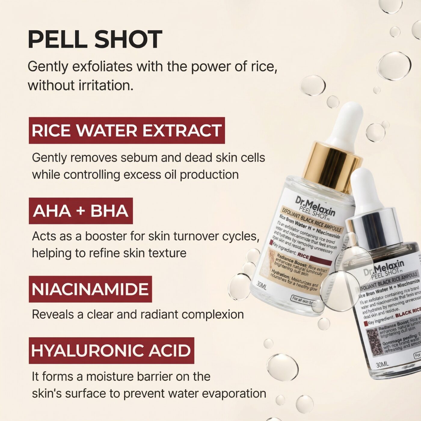 DR. MELAXIN AMPOLLA BLACK RICE 30ML
