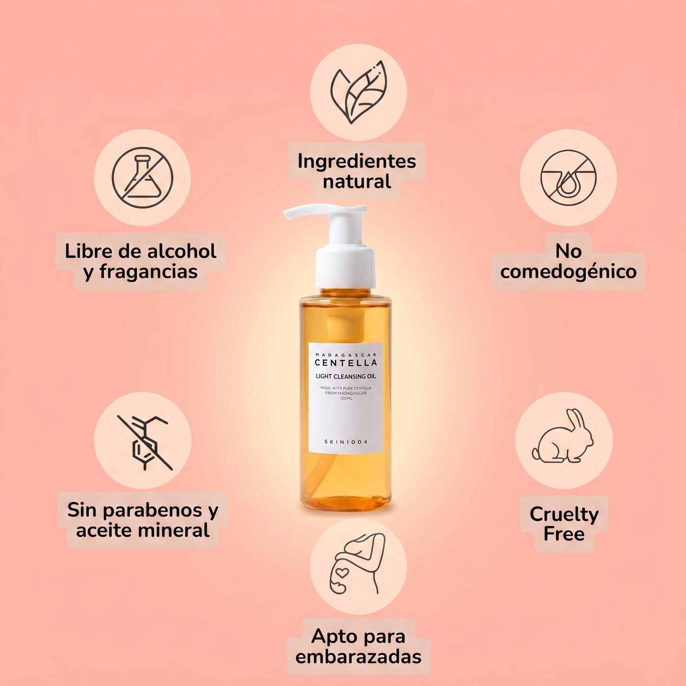 CENTELLA MADAGASCAR LIMPIADOR 120ML