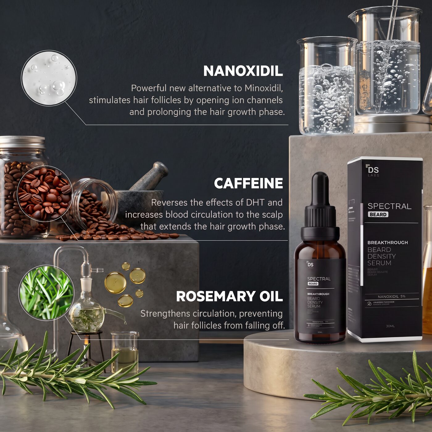 DS LABS SERUM BARBA 30ML