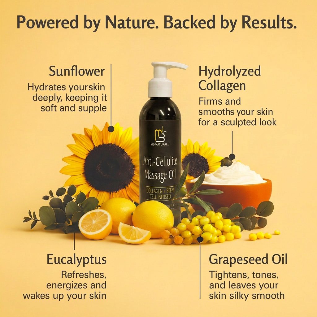M3NATURALS YLANGGINGER OIL MASSAGE 250ML