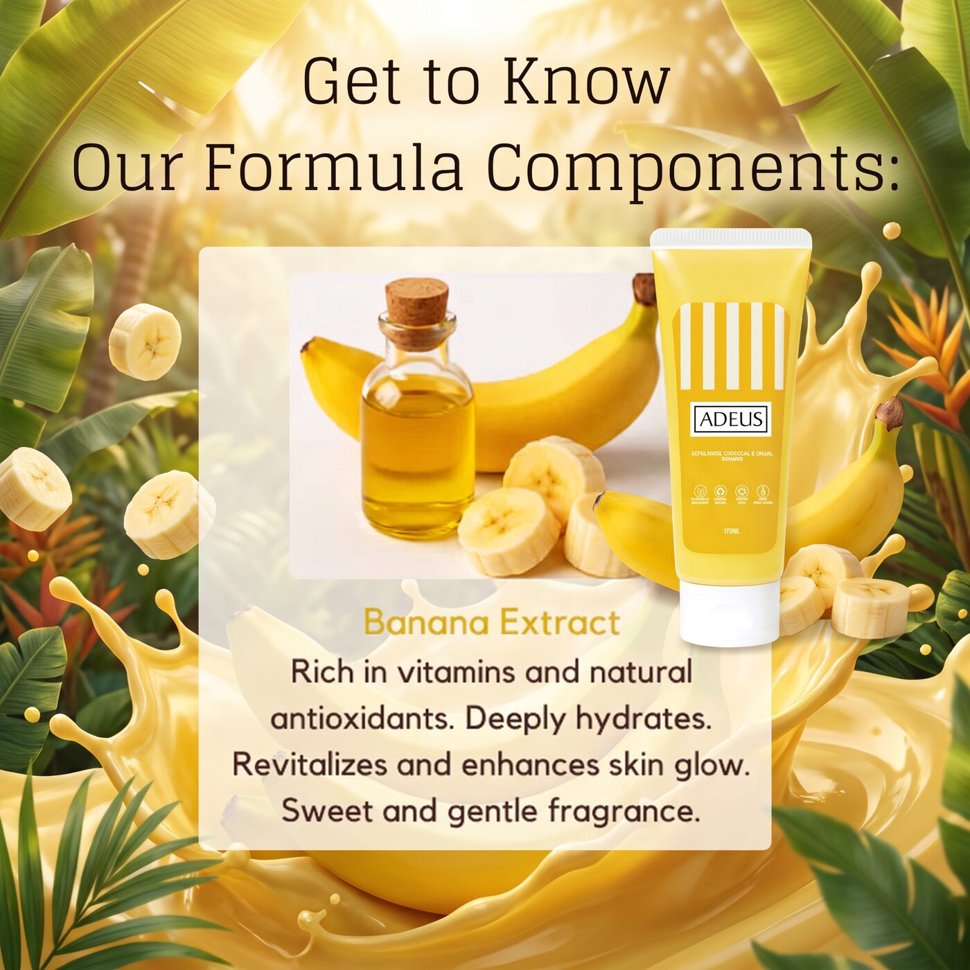 ADEUS EXFOLIANTE BANANA 120ML COLA PESCADO