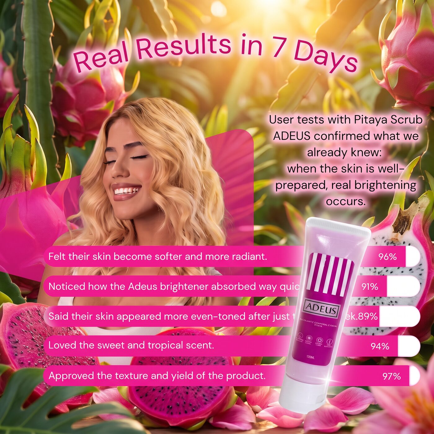 ADEUS EXFOLIANTE PITAYA 120ML COLA PESCADO