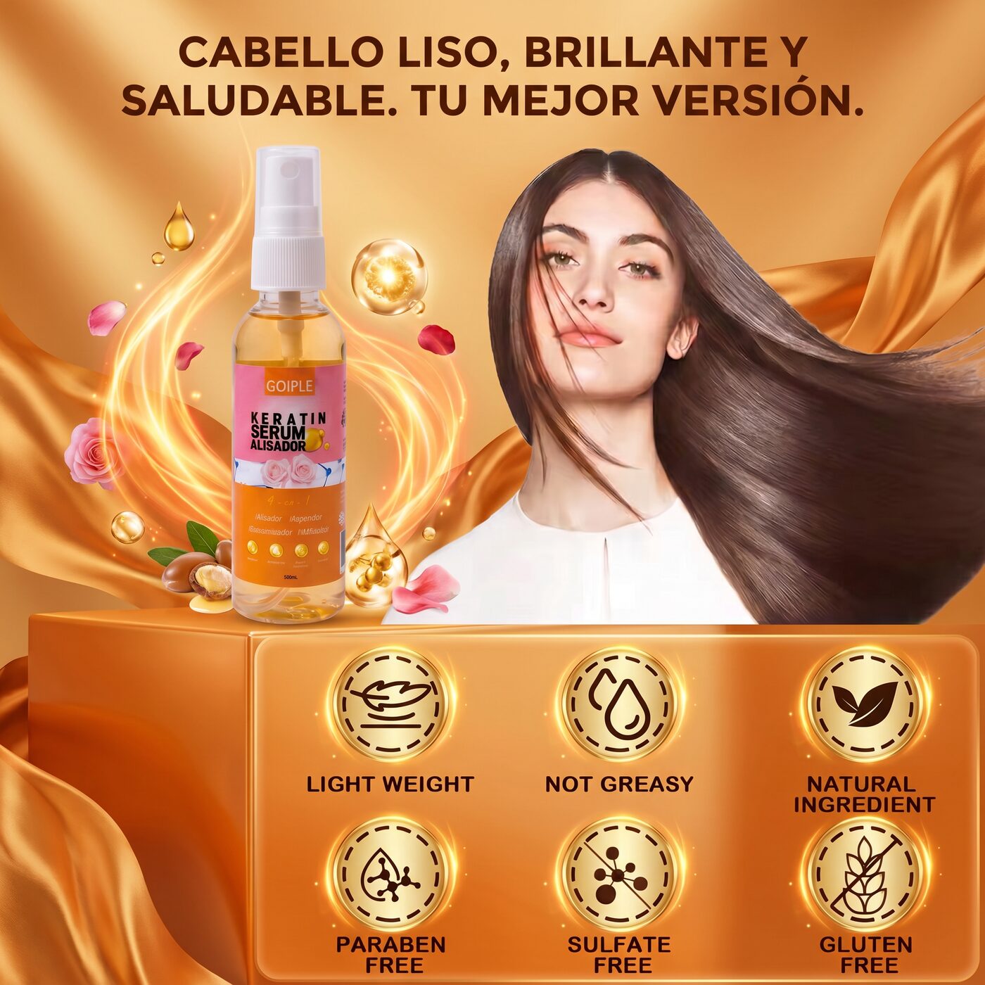 GOIPLE KERATIN SERUM ALISADOR 60ML