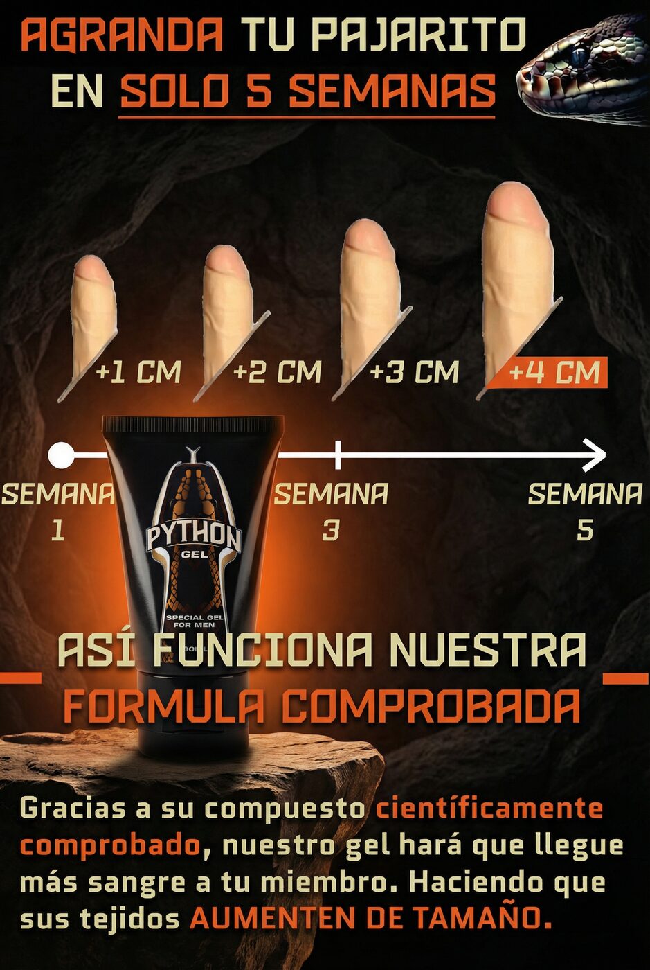 PYTHON SPECIAL GEL FORMEN 30ML