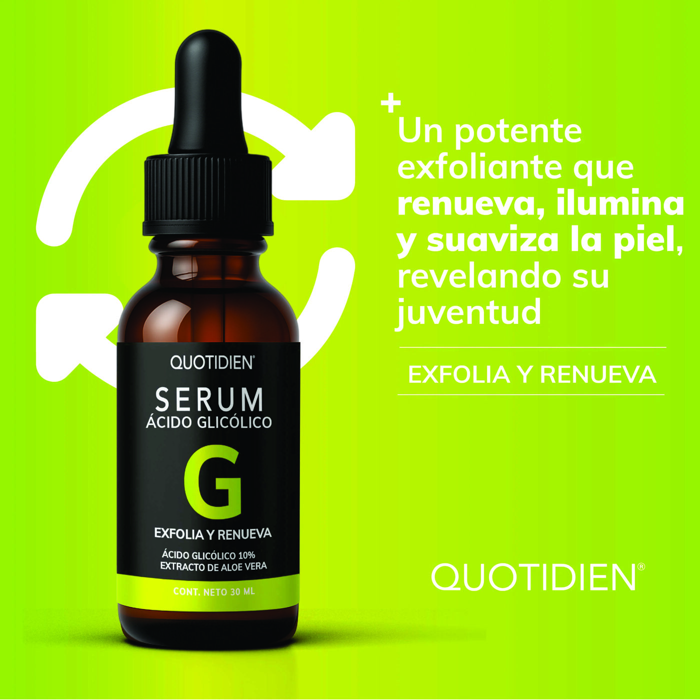 QUOTIDIEN  SERUM ACIDO GLICOLICO 30ML