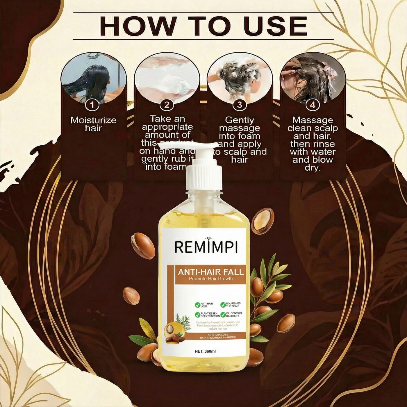 REMIMPI TREATMENT SHAMPOO 360ML