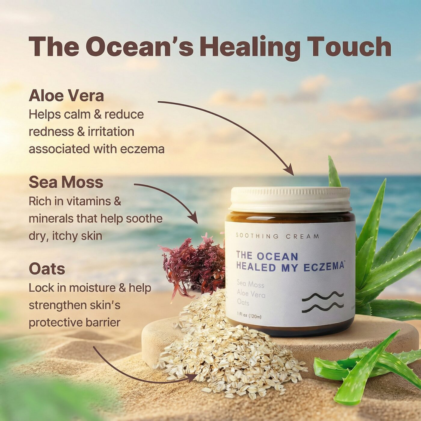 THE OCEAN HEALED MY ECZEMA 120ML
