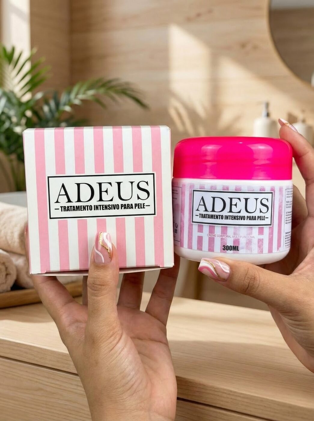 ADEUS TAPA FUCSIA ALTA 300ML