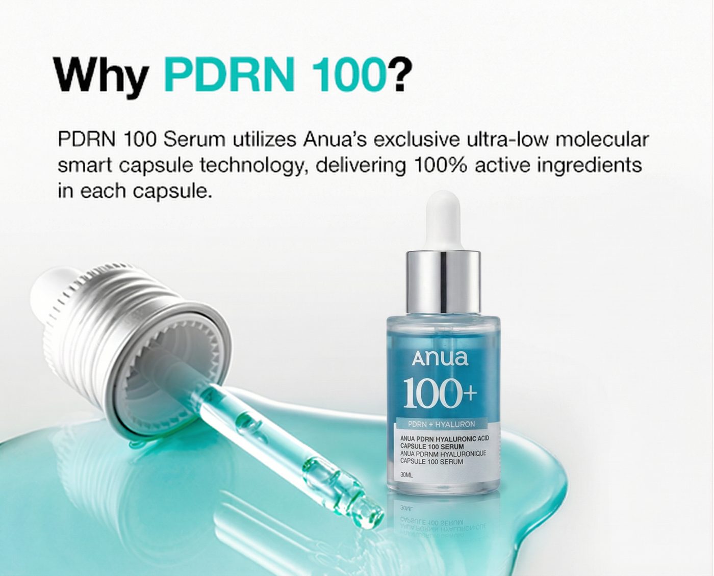 ANUA PDRN HYALURONIC ACID 100 SERUM 30ML