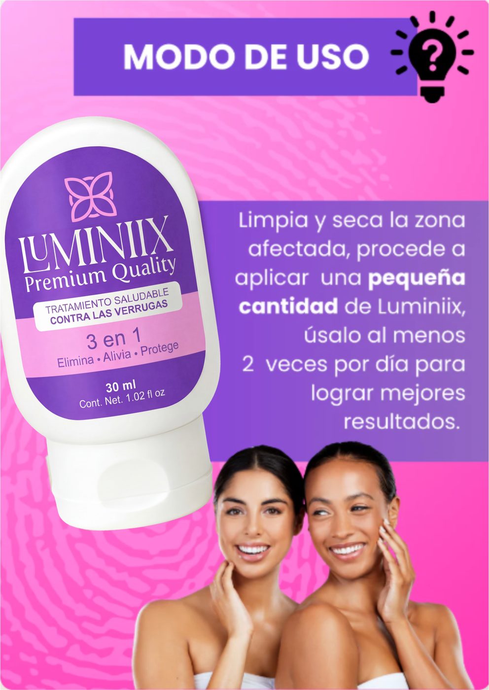 LUMINIIX ELIMINADOR DE VERRUGAS 30ML