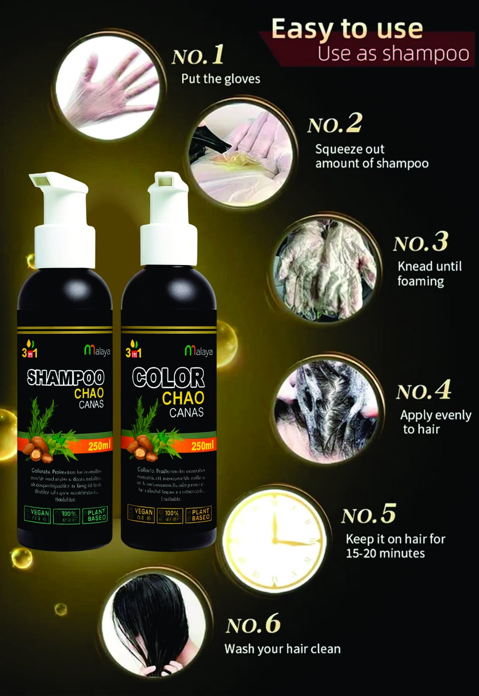 CHAO CANAS SHAMPOO 250ML