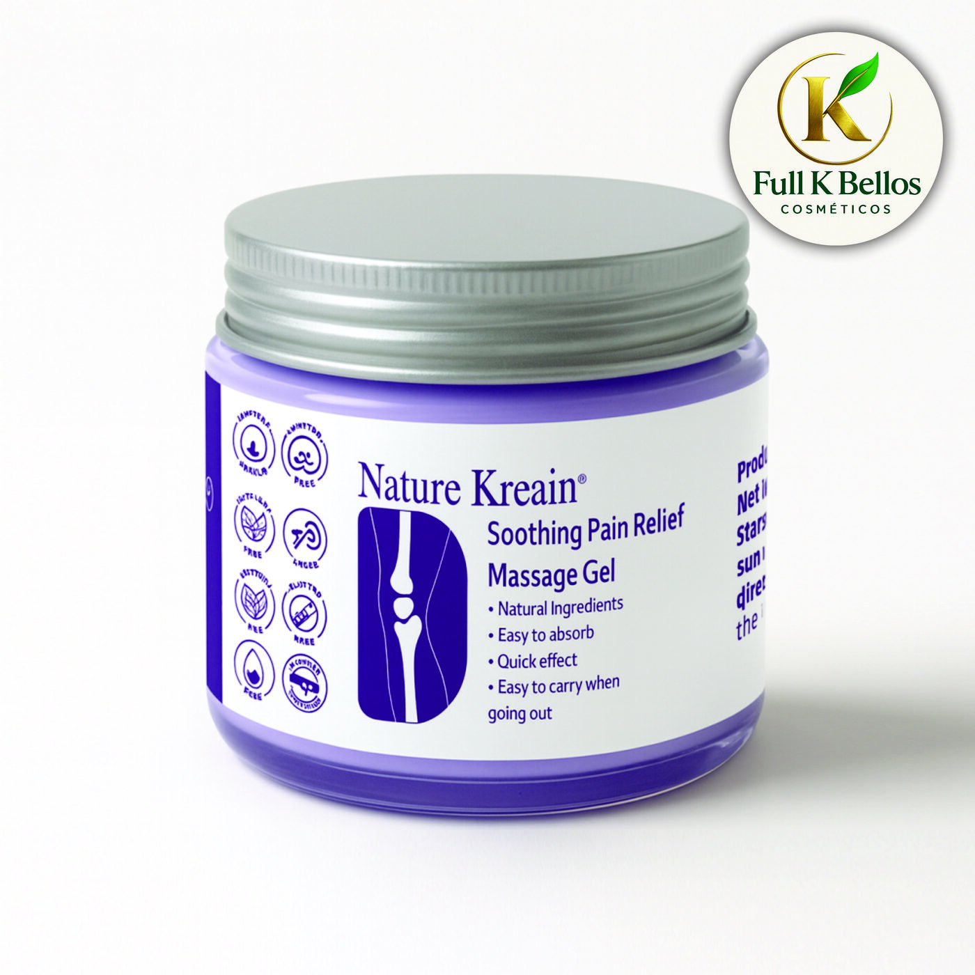 NATURE KREAIN MASAGE GEL 120ML