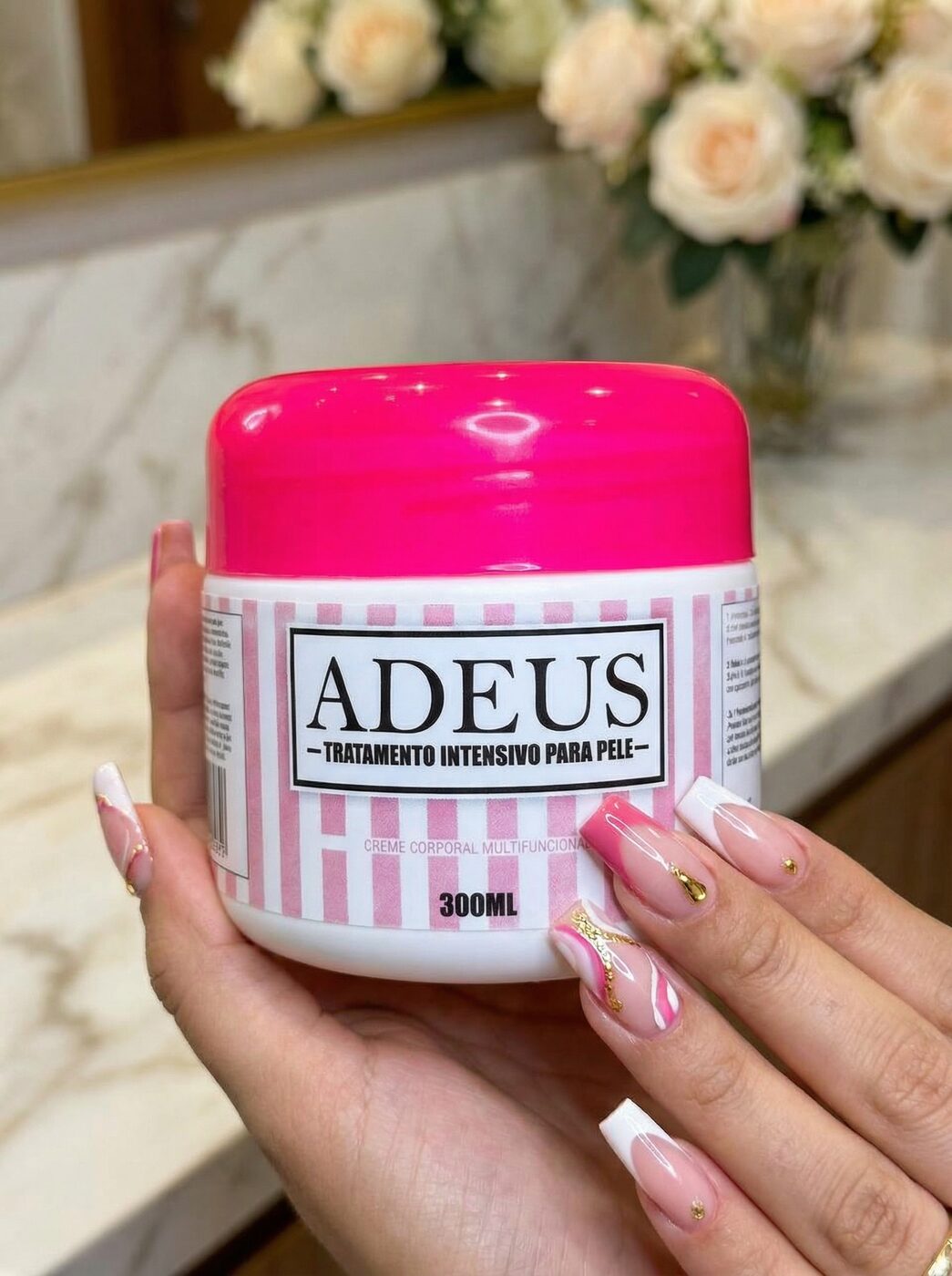 ADEUS TAPA FUCSIA ALTA 300ML